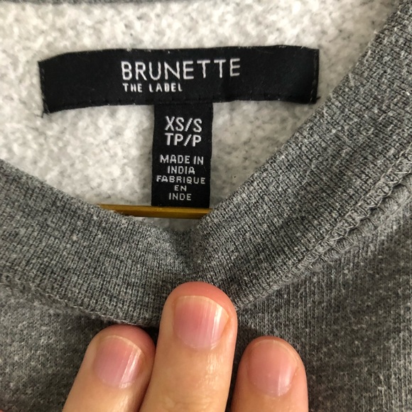 Brunette The Label ‘Brunette’ Sweatshirt - Picture 3 of 3